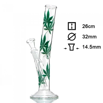 Бонг стеклянный HANGOVER Multi Leaf 26см Боросиликатное стекло