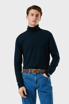 Чоловічий темно-синій гольф ANDRE TURTLE NECK Pepe Jeans XXL PM7000011