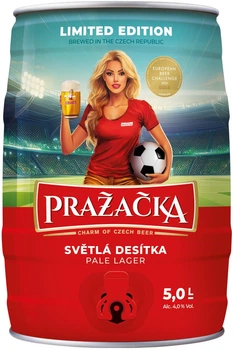 Пиво Prazacka світле фільтроване 4% 5 л (8594053490489)