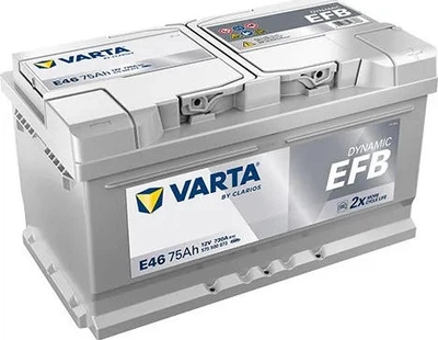 Автомобильный аккумулятор Varta Dynamic EFB 12В 75Ah 730A R+ для легкового авто (575500073)