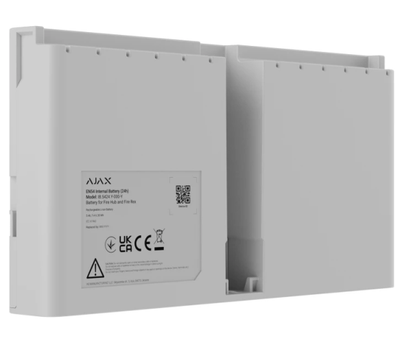 Аккумулятор Li-ion Ajax EN54 Internal Battery для Fire Hub / Fire ReX Білий (42815)