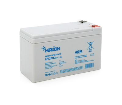 Аккумулятор AGM 12V 7.2Ah MERLION GP1272F2 (06008)