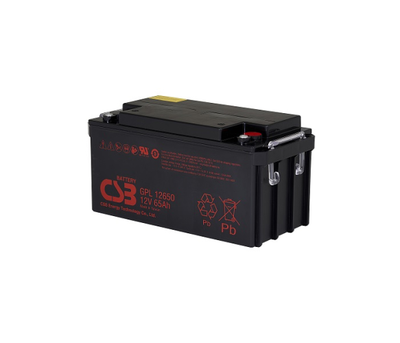 Аккумулятор AGM 12V 65Ah CSB GPL12650 (24639)