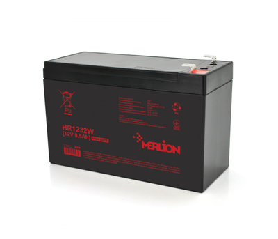 Аккумулятор AGM 12V 9.5Ah MERLION HR1232W (15583)