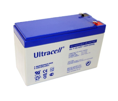 Аккумулятор AGM 12V 7Ah Ultracell UL7-12 (28766)