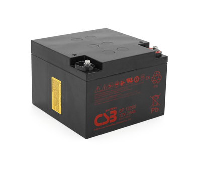 Аккумулятор AGM 12V 26Ah CSB GP12260 (05668)