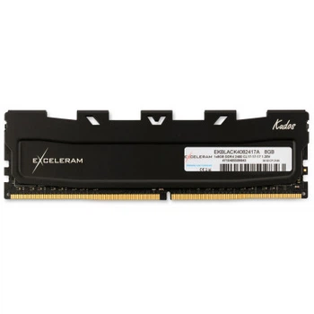 Модуль памяти для компьютера DDR4 8GB 2400 MHz Black Kudos eXceleram (EKBLACK4082417A)