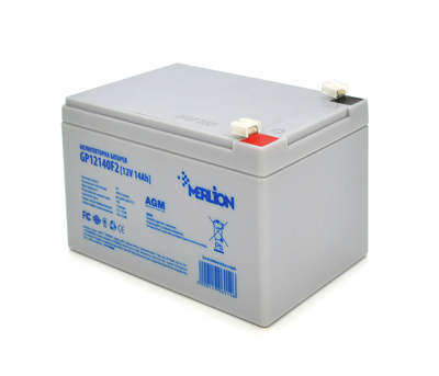 Аккумулятор AGM 12V 14Ah MERLION GP12140F2 (06012)