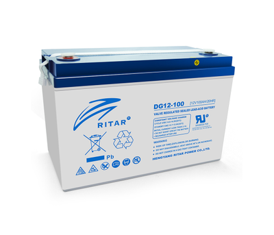 Аккумулятор GEL 12V 100Ah RITAR DG12-100 (04234)