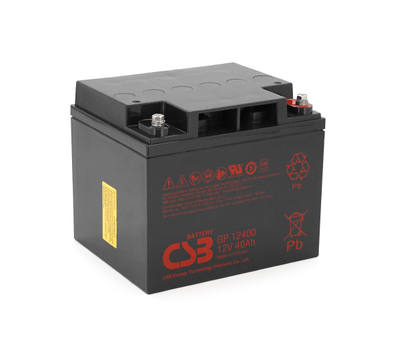 Аккумулятор AGM 12V 40Ah CSB GP12400 (04309)