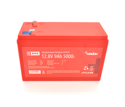 Аккумулятор LiFePO4 12.8V 9Ah BMS 10A 5000 циклов Merlion (19402)