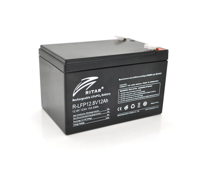 Аккумулятор LiFePO4 12.8V 12Ah 5000 циклов Ritar (07749)