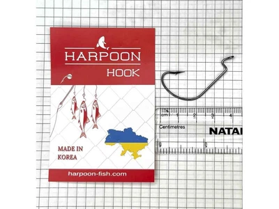 Гачок офсетний HARPOON 3/0 (5шт/уп)