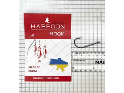 Гачки одинарні HARPOON 1/0 (5шт/уп) BIG EAR