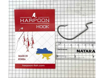 Гачок офсетний HARPOON 5/0 (3шт/уп)