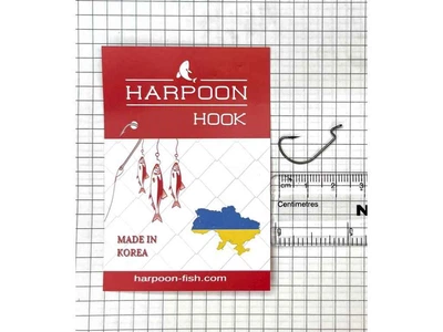 Гачок офсетний HARPOON 4 (5шт/уп)