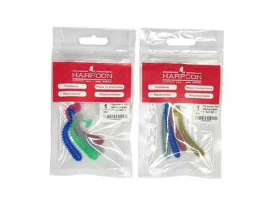 Силіконова приманка HARPOON "Swing Impakt" 2,5" mix 1 (4шт/уп) плаваюча