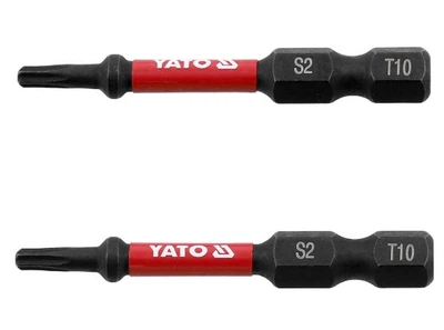 Набор ударных бит YATO TORX T10x50мм HEX 1/4“ 2шт (YT-78051)
