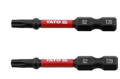 Набор ударных бит YATO TORX T20x50мм HEX 1/4“ 2шт (YT-78053)