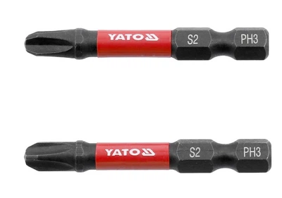 Набор ударных бит YATO PH3x50мм HEX 1/4“ 2шт (YT-78042)