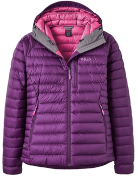 Жіночий пуховик Rab Microlight Alpine Jacket Womens 10 Фіолетовий