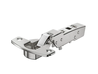 Петля Hettich Sensys 8631і полунакладная с доводчиком для фасадов до 32 мм, угол открывания 95 градусов никель (9091410)