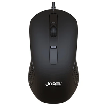 Проводная мышь Jedel CP101, 800-1600DPI, USB, 1.35m, black