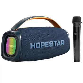 Портативная колонка HOPESTAR A40, 80W, IPX6, BT5.1, AUX, TF, 12000mAh, 6-8h, Blue