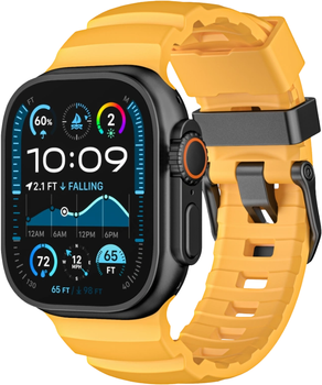 Ремінець  Yaxo Rugged Evo Sport для Apple Watch 44/45/46/49 mm Sunny Yellow (YAWRESSP04YL)