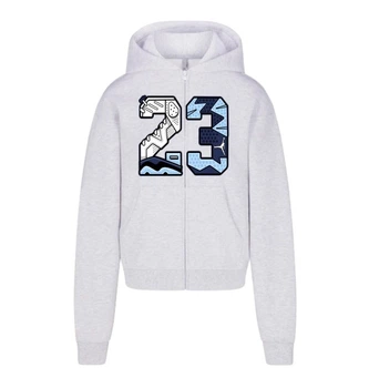 Мужской худи на молнии Jordan серое XL XXL (ZPHOD32)