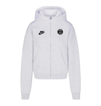 Чоловічий зіп-худі Nike x PSG Сірий Розмір XL: XXL (ZPHOD28)