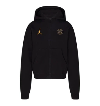 Чоловічий зіп-худі Jordan x PSG Чорний Розмір M (ZPHOD27)