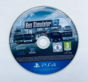 Диск для PlayStation 4 - Bus Simulator англ, Б/В