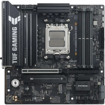 Материнська плата ASUS TUF GAMING B850M-E WIFI - 8+2+1 80A DrMOS power stages, DDR5, PCIe 5.0, three M.2 slots, 2.5Gb Ethernet, DisplayPort, HDMI, rear USB-C 10Gbps and front USB-C 5Gbps