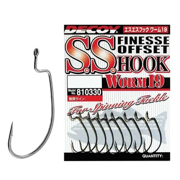 Крючок Decoy Worm19 S.S. Hook 03 9 шт/уп