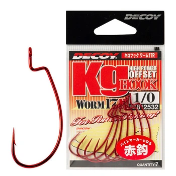 Крючок Decoy Worm17R Kg Hook R 1/0 7 шт/уп