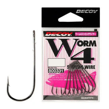 Крючок Decoy Worm4 Strong Wire 3/0 8 шт/уп