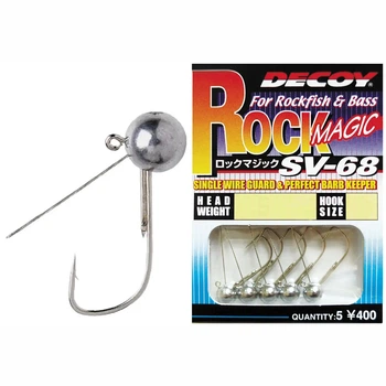 Джиг-головка Decoy Rock Magic SV-68 04 0.9g 5 шт/уп