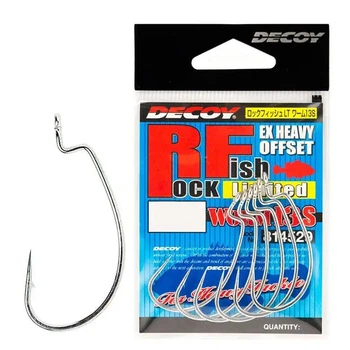 Крючок Decoy Worm13S Rock fish Limited 01 8 шт/уп