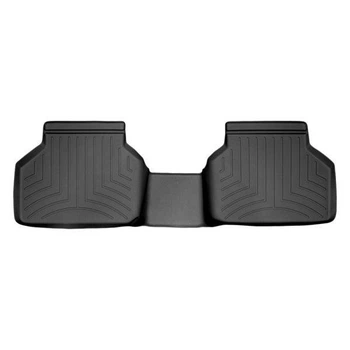 Килимки у салон BMW 5-Series GT 2014-2017, з бортом, задні, чорні, Weathertech 443073