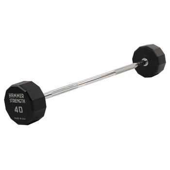 Штанга неразборная с фиксированным весом прямая PEV HAMMER STRENGHT TA-9979-40 40кг