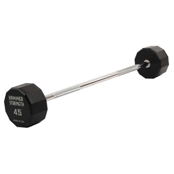 Штанга неразборная с фиксированным весом прямая PEV HAMMER STRENGHT TA-9979-45 45кг