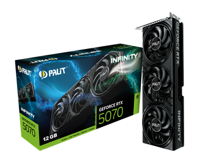 Відеокарта RTX 5070 12GB GDDR7 Infinity 3 Palit (NE75070019K9-GB2050S)
