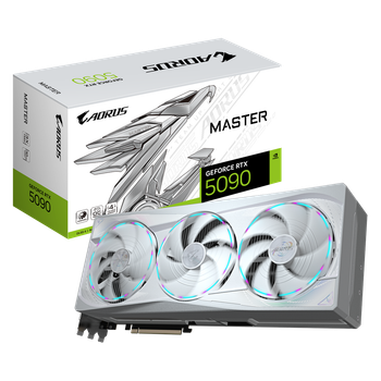 Видеокарта RTX 5090 32GB GDDR7 Aorus Master Ice Gigabyte (GV-N5090AORUSM ICE-32GD)