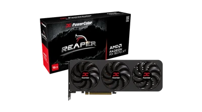 Видеокарта AMD Radeon RX 9070 XT 16GB GDDR6 Reaper PowerColor (RX9070XT 16G-A)