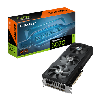 Видеокарта RTX 5070 12GB GDDR7 Eagle OC Gigabyte (GV-N5070EAGLE OC-12GD)