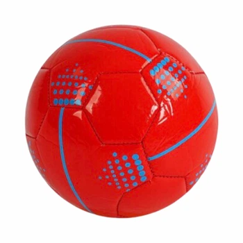 Футбольний м'яч PVC №5 - м'який, легкий, 300-330 г, С 64683-7, червоний