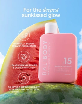 Масло для загара Bali Body Watermelon Tanning Oil SPF15 100 ml