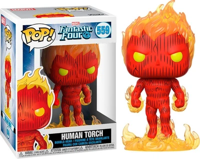 Figurka Funko Pop! Marvel Fantastic Four 559 Human Torch Bobble-Head 44987 (889698449878)