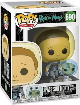 Figurka Funko Pop! Rick & Morty 690 Space Suit Morty with Snake 45435 (889698454353)